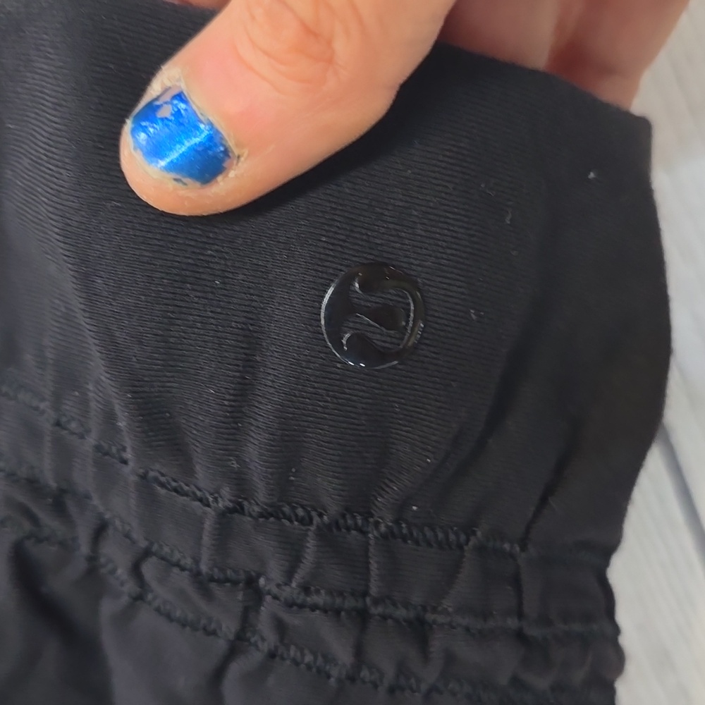 EUC 💎 Lululemon Wunder Under Pant *StirrupDramatic Static White Black/Black SZ6 - Picture 6 of 9